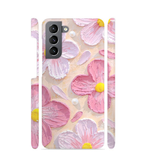 Pastel Paint Flowers Samsung Galaxy S22 (5G) Mobile Cover
