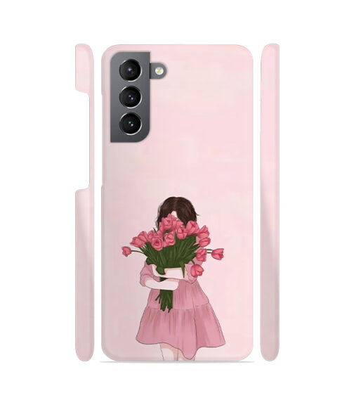 Roses with Girl Samsung Galaxy S22 (5G) Mobile Cover