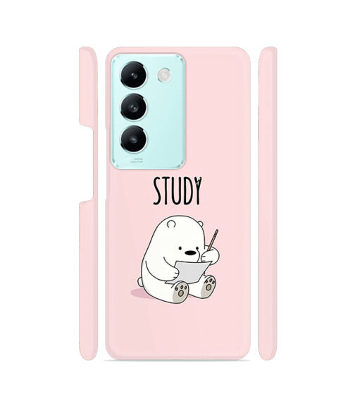 Study Cute Panda Vivo T3 (5G) Mobile Cover