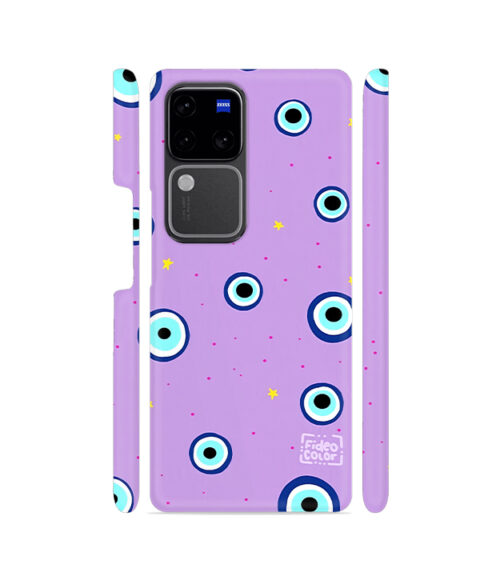 Lavendar Background Evil Eye Vivo V30 (5G) Mobile Cover