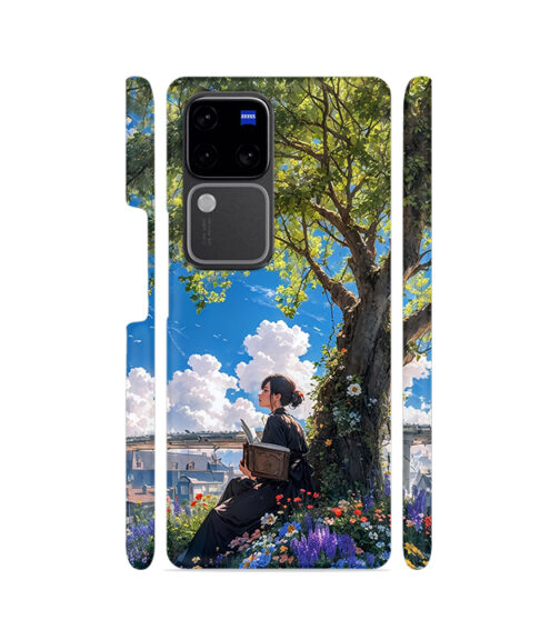 Landscape with Girl Vivo V30 (5G) Mobile Cover
