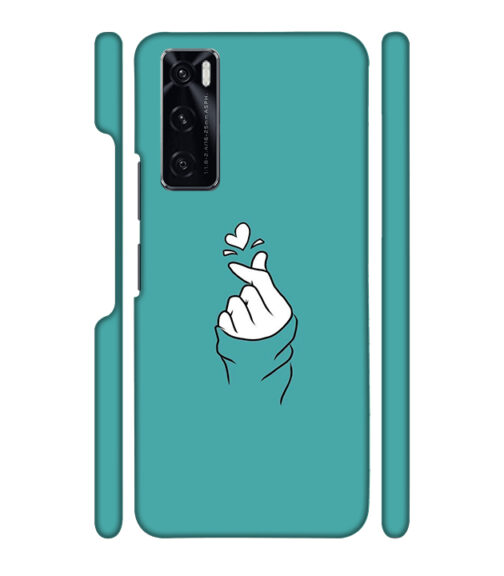 Blue Turquoise Abstract Vivo V20 SE Mobile Cover