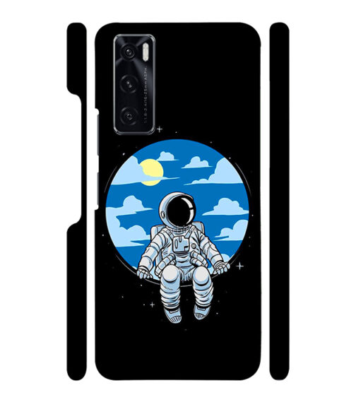 Vintage space anime graphics Vivo V20 SE Mobile Cover