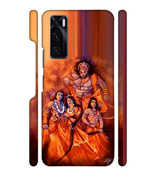 Lords Hanuman with ram ji family Vivo V20 SE Mobile Cover