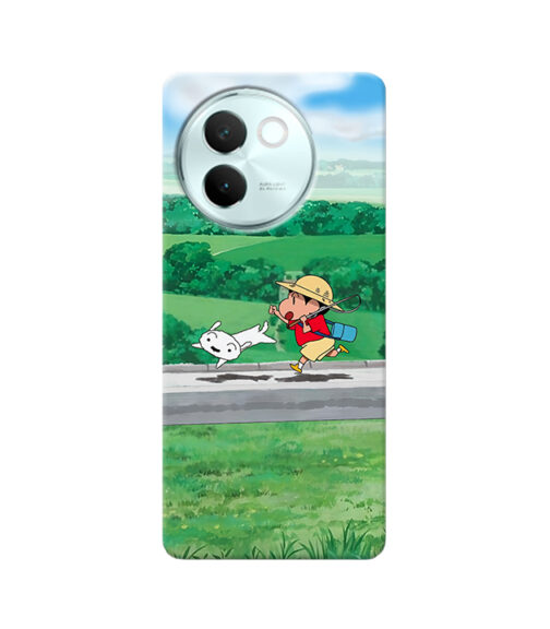 Shinchan in the Field Vivo V30 E Mobile Cover