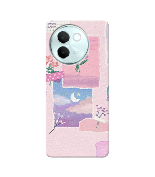 Pink Pastels Aesthetic Vivo V30 E Mobile Cover