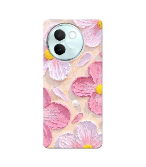Pastel Paint Flowers Vivo V30 E Mobile Cover