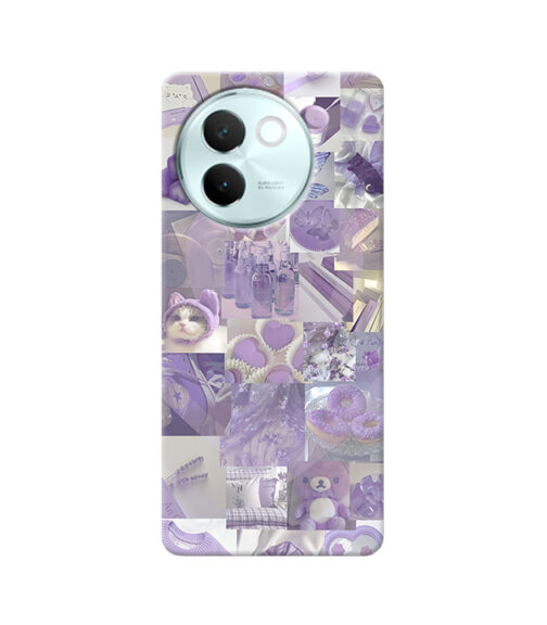 Lavender Soft Aesthetic Vivo V30 E Mobile Cover