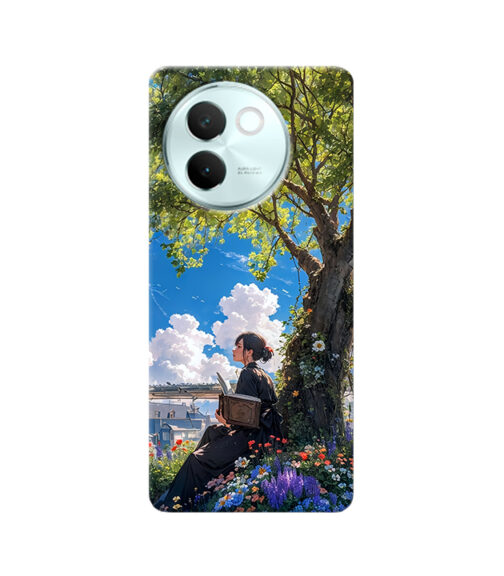 Landscape with Girl Vivo V30 E Mobile Cover