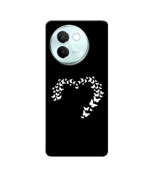 Butterfly Heart Vivo V30 E Mobile Cover