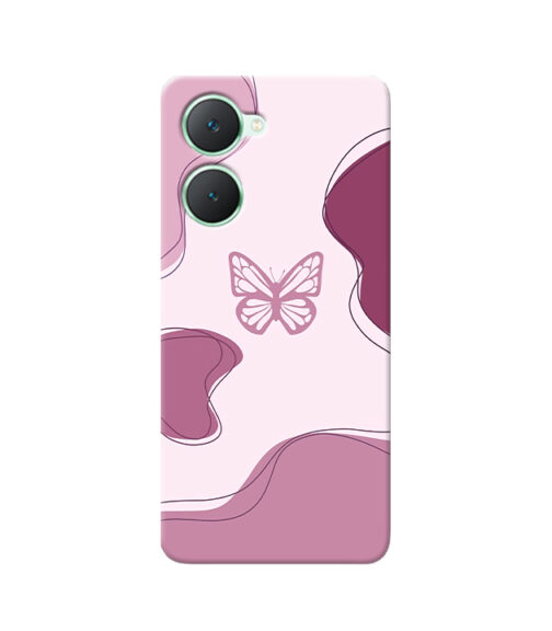 Purple Butterly Cute Vivo Y18 E Mobile Cover