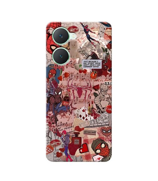 Spiderman Collage Vivo Y18 Mobile Cover