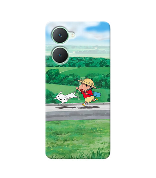 Shinchan in the Field Vivo Y18 Mobile Cover