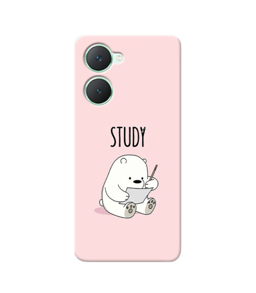 Study Cute Panda Vivo Y18 Mobile Cover