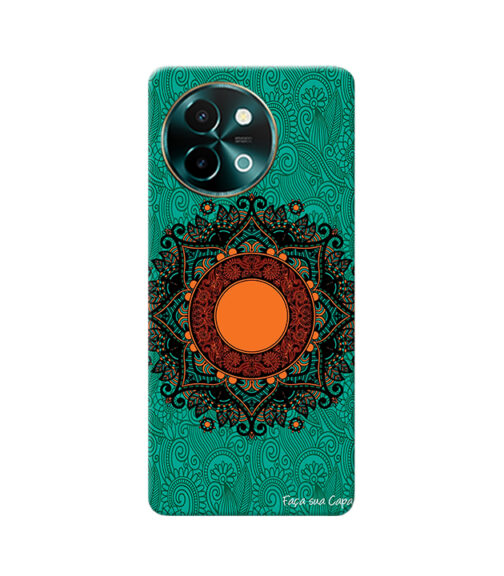 Green Mandala Vivo Y58 Mobile Cover