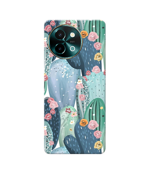 Cute cactus Vivo Y58 Mobile Cover