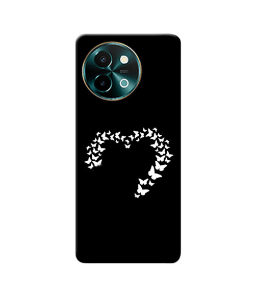 Butterfly Heart Vivo Y58 Mobile Cover