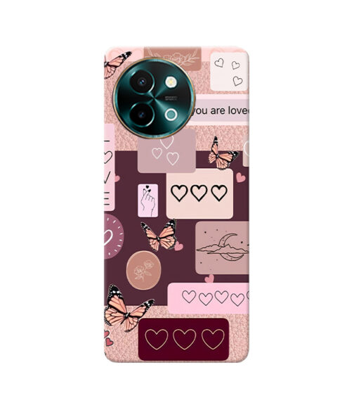 Brown Collage Vivo Y58 Mobile Cover