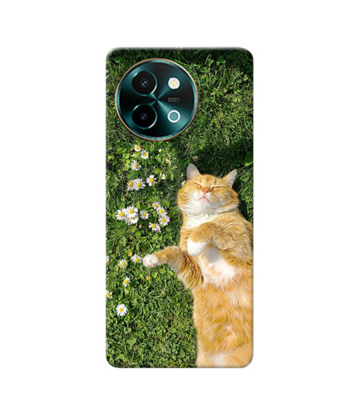 Cat in Grass Vivo Y58 Mobile Cover