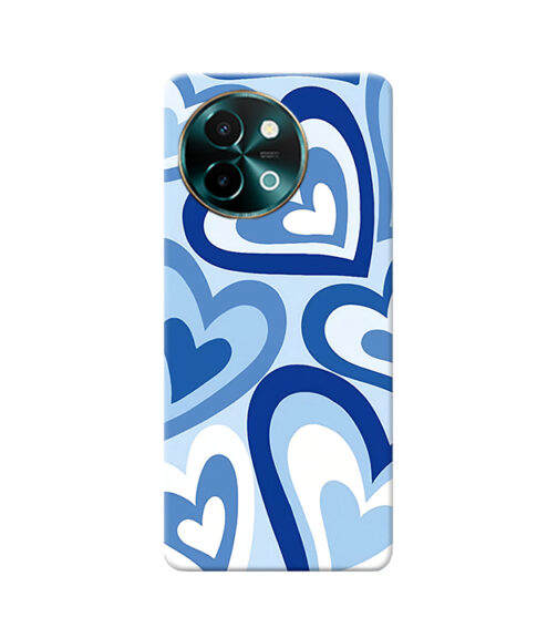 Blue Bliss Hearts Vivo Y58 Mobile Cover