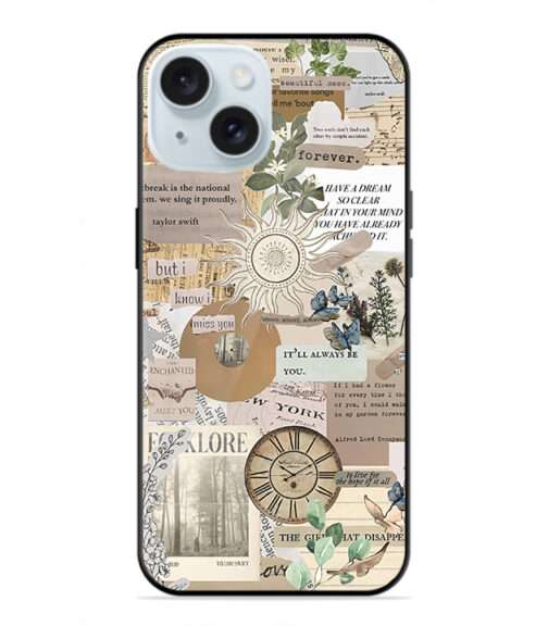 Aesthetic Poetry Premium Metal Mobile Cover