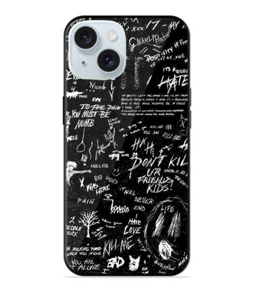 You must be numb black and white Premium Metal mobile cover