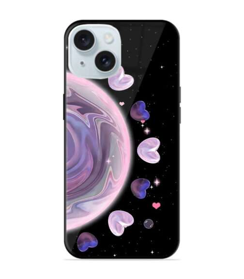 Cosmic Heart Planet Phone Case
