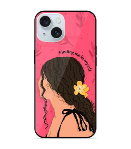 Finding Myself Floral Phone Case - Pink Empowerment Design