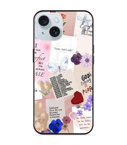 Floral Inspirational Collage Phone Case