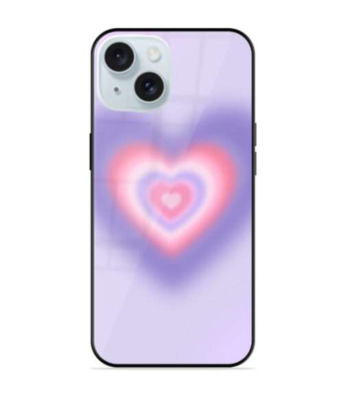 Glowing Heart Gradient Phone Case