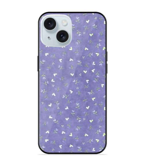 Lavender Heart Blossom Phone Case