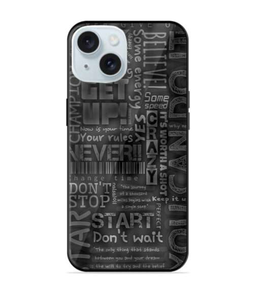 Motivational Typography Phone Case