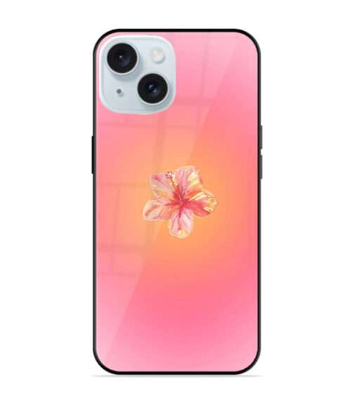 Pink Hibiscus Glow Phone Case