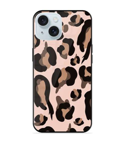 Pink Leopard Print Phone Case - Wild Animal Pattern