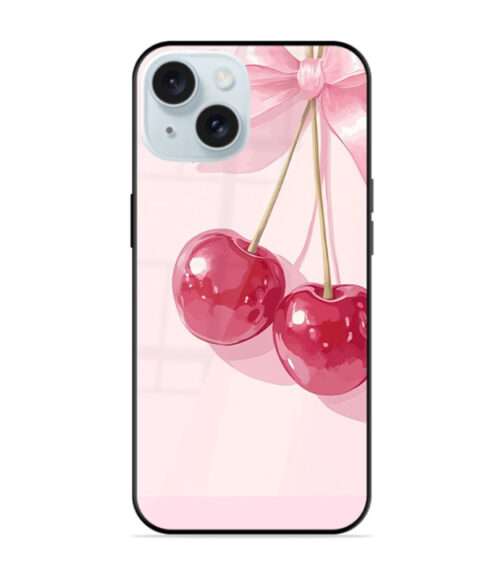 Sweet Cherry Pink Aesthetic Phone Case