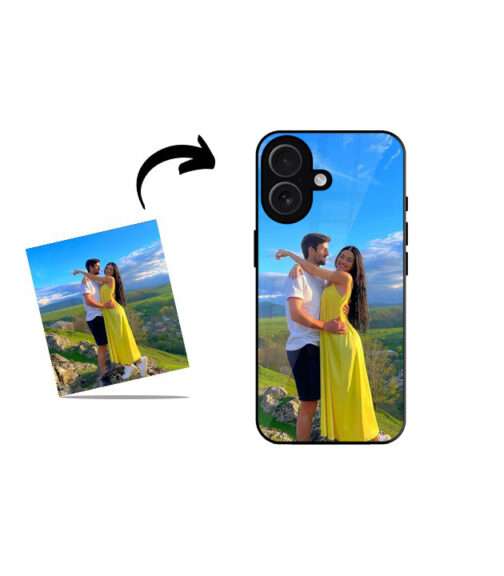 Customized Glass Case Apple iPhone 16 Mobile Cover