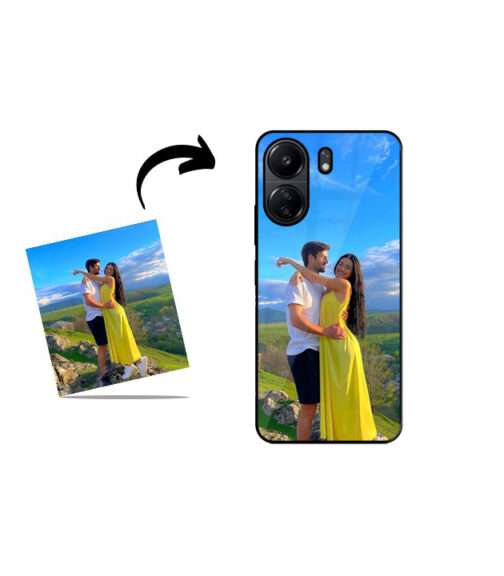 Customized Glass Case Poco C65 Mobile Cover