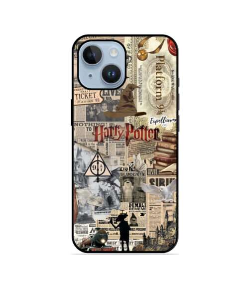 Harry Potter Daily Prophet Newspaper Collage Metal Mobile Cover
