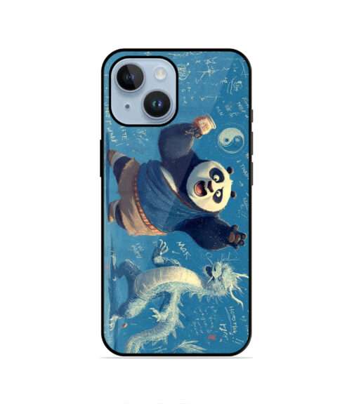 Kung Fu Panda Po Dragon Warrior Blue Art Metal Mobile Cover