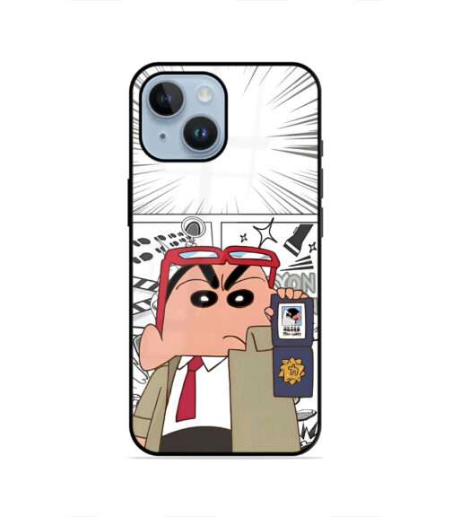 Crayon Shin-chan Detective Agent Manga Comic Metal Mobile Cover