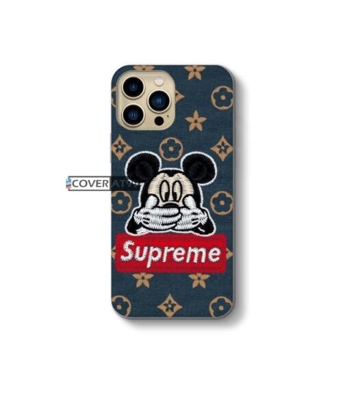 Luxury Monogram Cartoon Style Mobile Cover