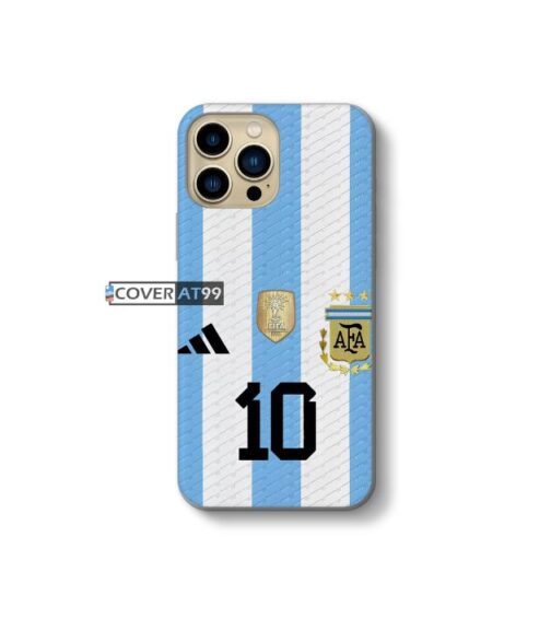 Sky Blue Number Ten Sports Jersey Mobile Cover