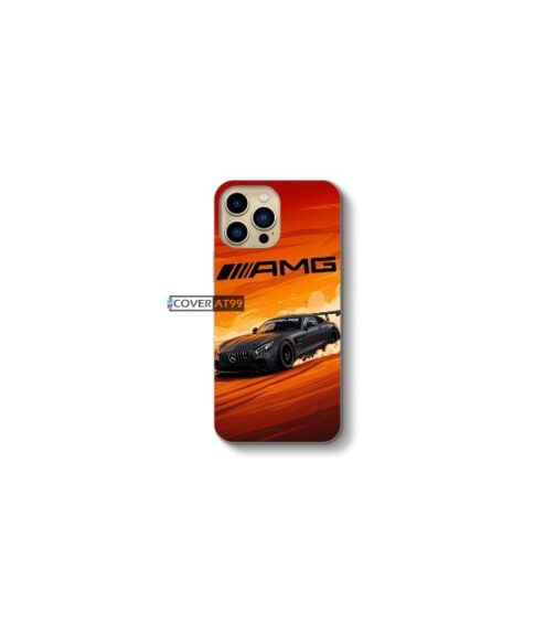 Orange Sports Car Racing Drift Mobile Cover