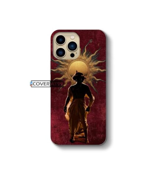 Divine Warrior Silhouette Art Mobile Cover