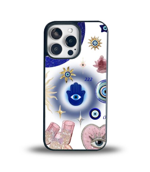 Evil Eye Hamsa Aesthetic Collage Metal Mobile Cover