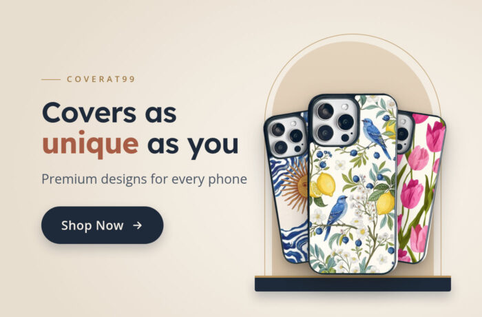 Express your vibe with CoverAT99 mobile covers